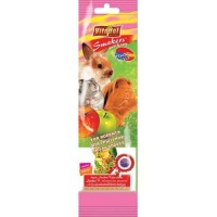 VITAPOL SMAKERS "WEEKEND STYLE" ПАЛОЧКИ ДЛЯ ГРЫЗУНОВ С ЯБЛОКОМ, ПАКЕТ, 1ШТ, 45Г