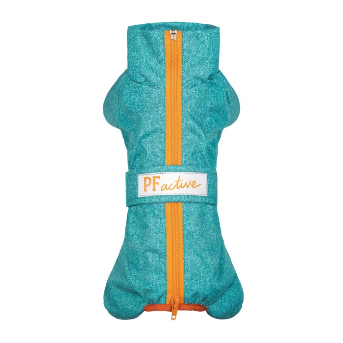 Комбінезон-дощовик Pet Fashion RAIN, для собак, бірюза, M