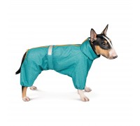 Комбинезон-дождевик Pet Fashion RAIN, для собак, бирюза, M..