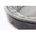 Овальный лежак Harley and Cho Donut Fur, серый, XL (110х80х23 cm)  - фото 3