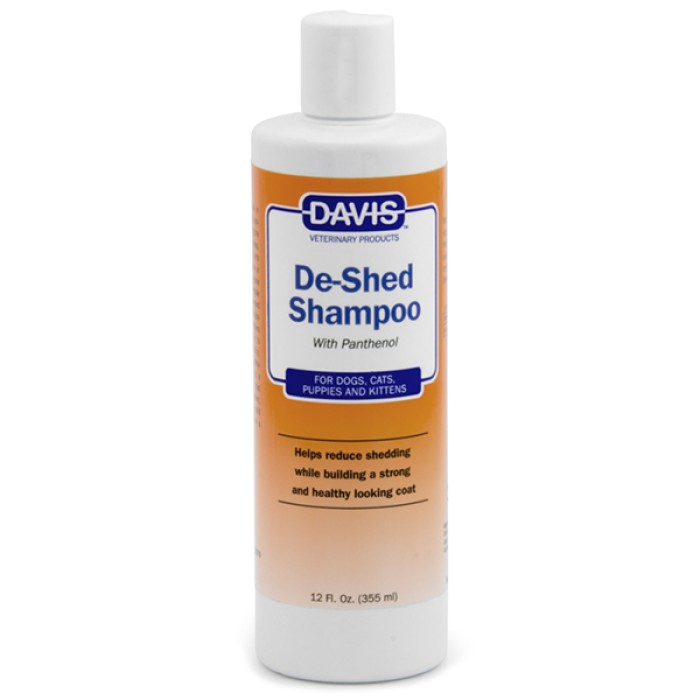 Davis De-Shed Shampoo ДЕВІС ПОЛЕГНЕННЯ ЛИНЬКИ шампунь для собак і котів, 355 мл