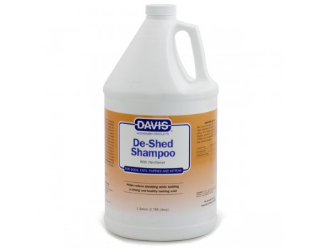 Davis De-Shed Shampoo Девіс Облегчення Ліньки шампунь для собак і котів, 3,8 л