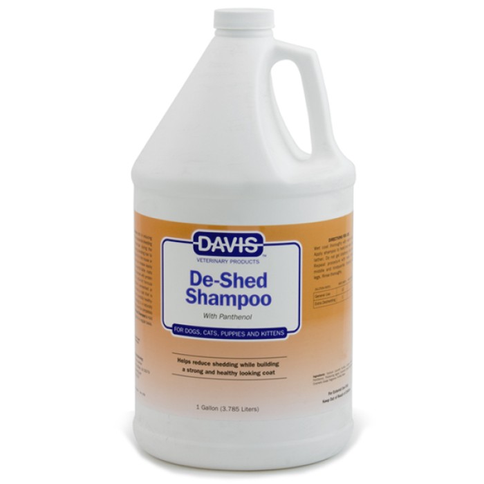 Davis De-Shed Shampoo Девіс Облегчення Ліньки шампунь для собак і котів, 3,8 л