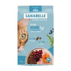 Корм для кошек Sanabelle Kitten (курица с клюквой) 8 кг