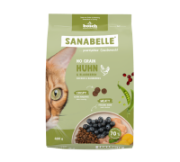 Сухий корм Sanabelle No Grain, для дорослих котів, беззерновий, курка ..