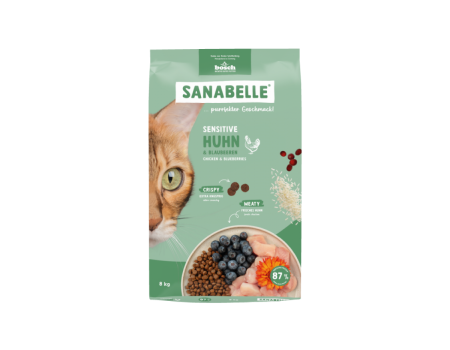 Корм для котів Sanabelle Sensetive (курка із чорницями) 2 кг