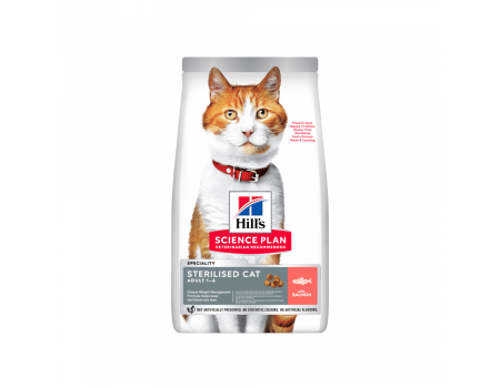 Сухой корм Hills Feline Adult Sterilised Cat Salmon для стерилизованных кошек с лососем - 3 кг