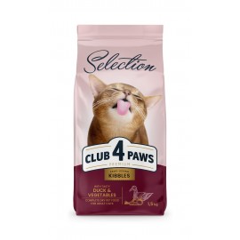 Сухий корм для котів Club 4 Paws (Клуб 4 лапи) Premium, качка та овочі..