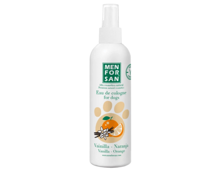 Menforsan Одеколон для собак с ароматом ванили и апельсина, 125мл