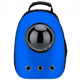 Рюкзак-переноска з ілюмінатором 32х42х29 см, пластик, синій..