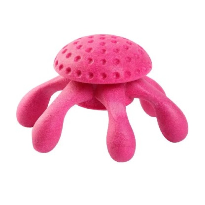 Игрушка для собак Kiwi Walker «Осьминог» розовый, 13 см