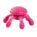 Іграшка для собак Kiwi Walker «Восьминіг» рожевий, 13 см