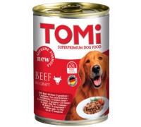 TOMi SUPERPREMIUM МЯСО (beef) консерва корм для собак, банка , 1,2 кг...
