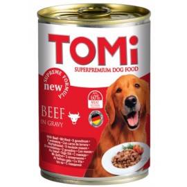 TOMi SUPERPREMIUM МЯСО (beef) консерва корм для собак, банка , 1,2 кг...