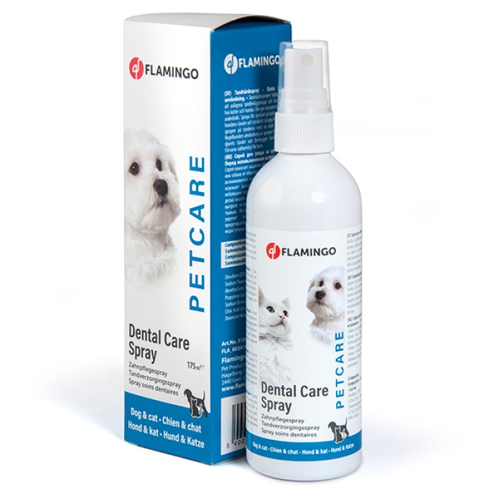 Flamingo  (ФЛАМИНГО) PETCARE DENTAL CARE SPRAY спрей для зубов для собак и кошек , 0.175 л.