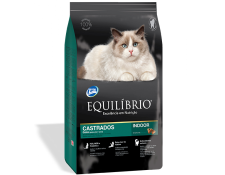 Equilibrio Cat ДЛЯ СТЕРИЛИЗОВАННЫХ ПОЖИЛЫХ сухой супер премиум корм для стерилизованных кошек и кастрированных котов старше 7-ми лет, 0,5 кг