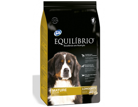 Equilibrio Dog ДЛЯ ПОЖИЛЫХ СРЕДНИХ И КРУПНЫХ сухой супер премиум корм для пожилых или малоактивных собак средних и крупных пород, 15 кг