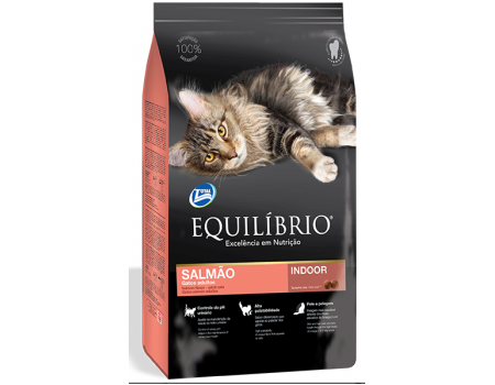Equilibrio Cat С ЛОСОСЕМ сухой супер премиум корм для котов, 0,5кг