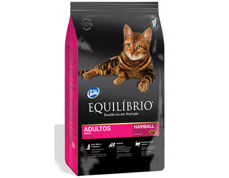 Equilibrio Cat ДЛЯ ВИВЕДЕННЯ ШЕРСТІ сухий супер преміум корм для котів, 0,5 кг