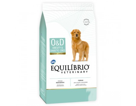 До 23.10.2020! Equilibrio Veterinary Dog ОЖИРЕНИЕ ДИАБЕТ лечебный корм для собак, 2 кг