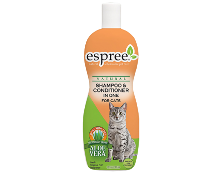 ESPREE Шампунь и кондиционер в одном для кошек Shampoo'N Conditioner In One for Cats 355 мл