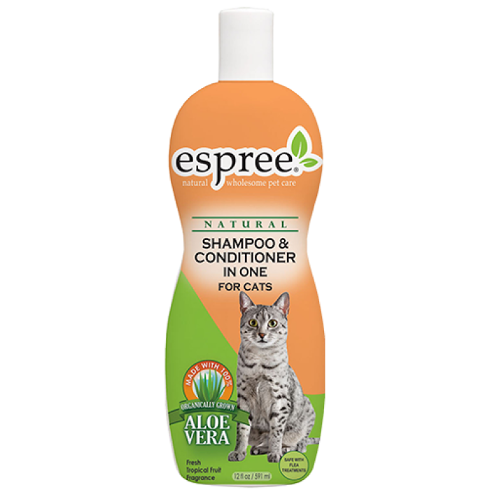 ESPREE Шампунь и кондиционер в одном для кошек Shampoo'N Conditioner In One for Cats 355 мл