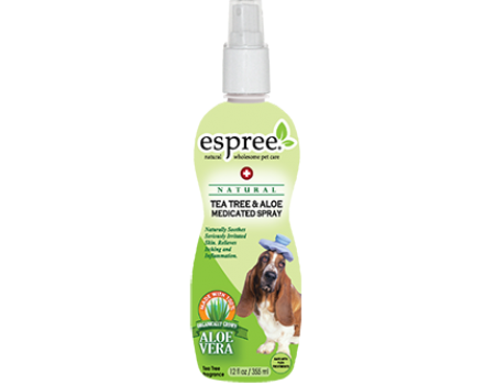 ESPREE Спрей заспокоює подразнену шкіру знімає свербіж. Tea Tree & Aloe Spray 355 мл