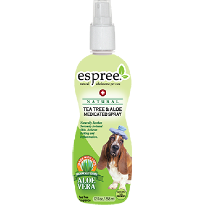 ESPREE Спрей заспокоює подразнену шкіру знімає свербіж. Tea Tree & Aloe Spray 355 мл
