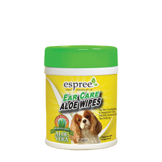 ESPREE Влажные салфетки с алоэ для ушей Aloe Ear Care Pet Wipes 60шт