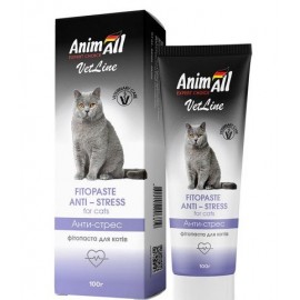 AnimAll VetLine Фитопаста антистресс для кошек, 100 г