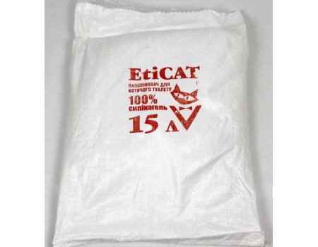 Наполнитель силиконовый Etikat 15 л ЭКОНОМ 6,3 кг