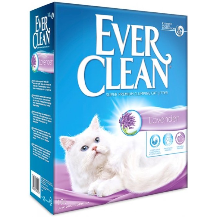 Ever Clean (Евер Клін) LAVENDER (АРОМАТ ЛАВАНДИ) бентонітовий наповнювач для котів, 10 л