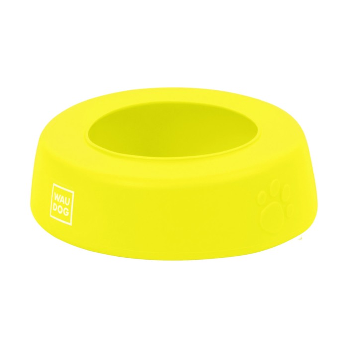 Миска-непроливайка WAUDOG Silicone, 1 л, жовтий