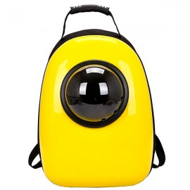 Рюкзак-переноска з ілюмінатором 32х42х29 см, пластик, жовтий..