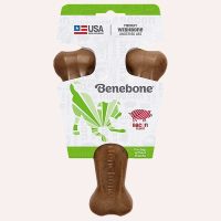 Игрушка крепкая для жевания Benebone Рычаг, со вкусом бекона - MEDIUM, для собак весом до 27 кг