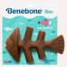 Игрушка крепкая для жевания Benebone Рыбная кость, со вкусом лосося – Large, для собак весом до 40 кг.