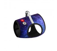 Шлея для собак мягкая WAUDOG Clothes з QR-паспортом, рисунок 