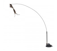 Игрушка для кошек WAUCAT Fun Teaser дразнилка на присоске с птичкой, б..