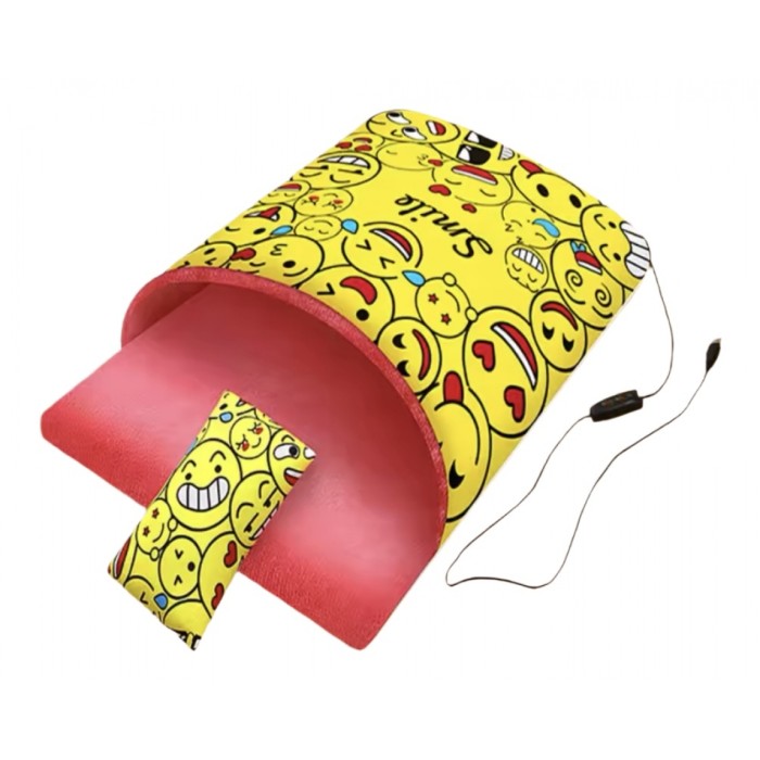 грілка КИШЕНЬКА L 50*65см (2,5-6кг) СМАЙЛИК жовтий USB