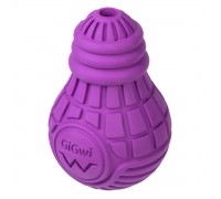 Іграшка для собак Лампочка резинова GiGwi Bulb Rubber, гума, L, фіолет..