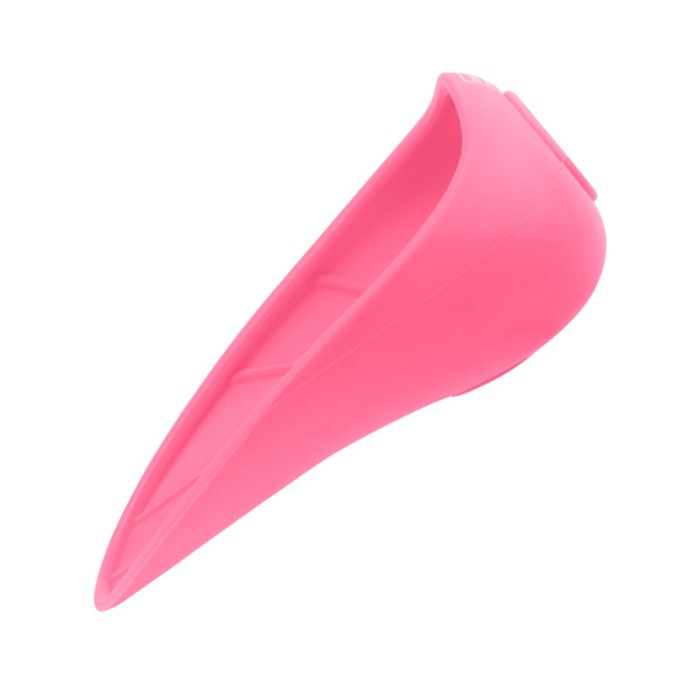 Поїлка-насадка на пляшку WAUDOG Silicone, 165х90 мм, рожевий