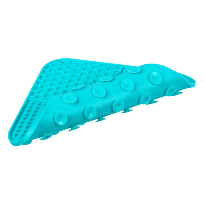 Килимок для злизування WAUDOG Silicone, 190х190х10 мм, блакитний
