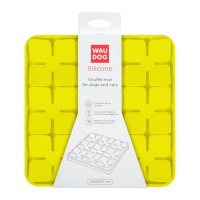 Коврик для поиска корма WAUDOG Silicone, 205х205х17 мм, желтый