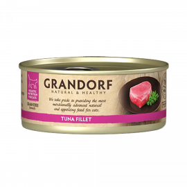 Влажный корм для кошек Grandorf TUNA FILLET филе тунца, 70 г..