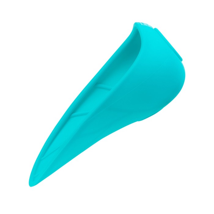 Поїлка-насадка на пляшку WAUDOG Silicone, 165х90 мм, блакитний