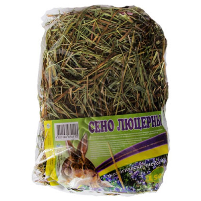 Сено Люцерна 150г Фауна