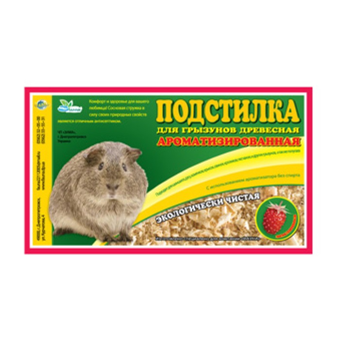 Тирса ЗЕМЛЯНИКА аром. 0,360кг Фауна