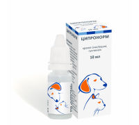 Краплі для очей та вух Ципронорм 10мл (ципрофлоксацин+дексаметазон)..