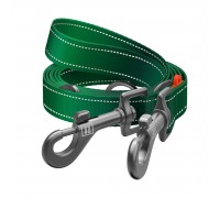 Поводок-перестежка для собак WAUDOG Nylon Mono, светоотражающий, М, Ш ..