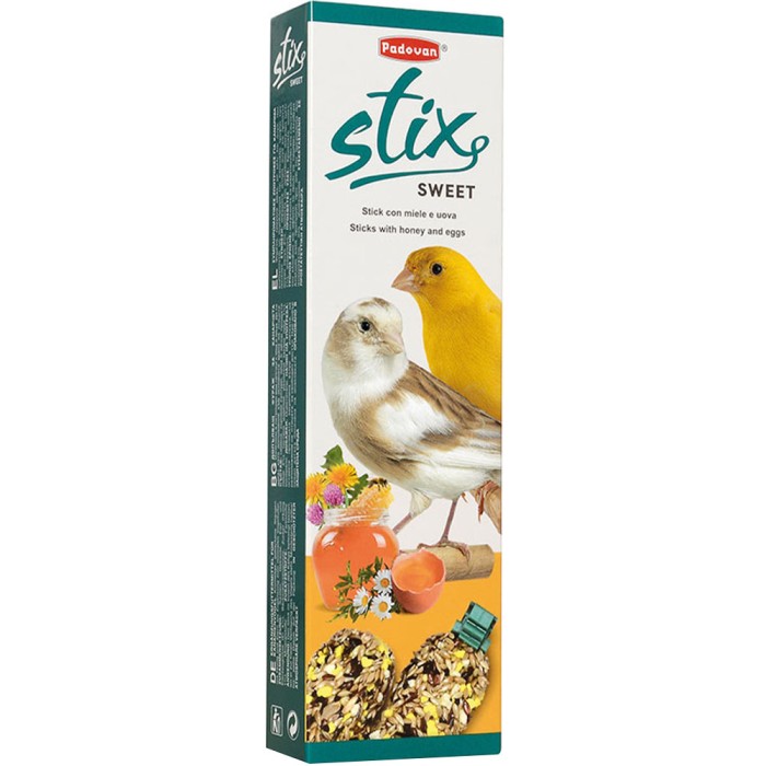 Лакомство для канареек PADOVAN Stix Sweet Canarini, 80 г
